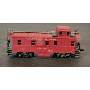 Vintage B&O Red Caboose Baltimore & Ohio HO Scale #1769  Model Train
